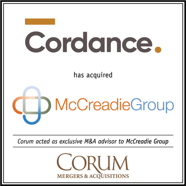 McCreadie Acquired by Cordance